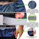 Hi Vis Team T Shirt Reflective Tapes Blue Pink Flower Hi-Vis T-Shirt
