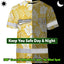 Hi Vis Team T Shirt Reflective Tapes Yellow Flower Hi-Vis T-Shirt