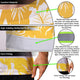 Hi Vis Team T Shirt Reflective Tapes Yellow Flower Hi-Vis T-Shirt