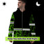 Hi Vis Zip Hoodie Reflective Green Camo Hi-Vis Zip Hoodie