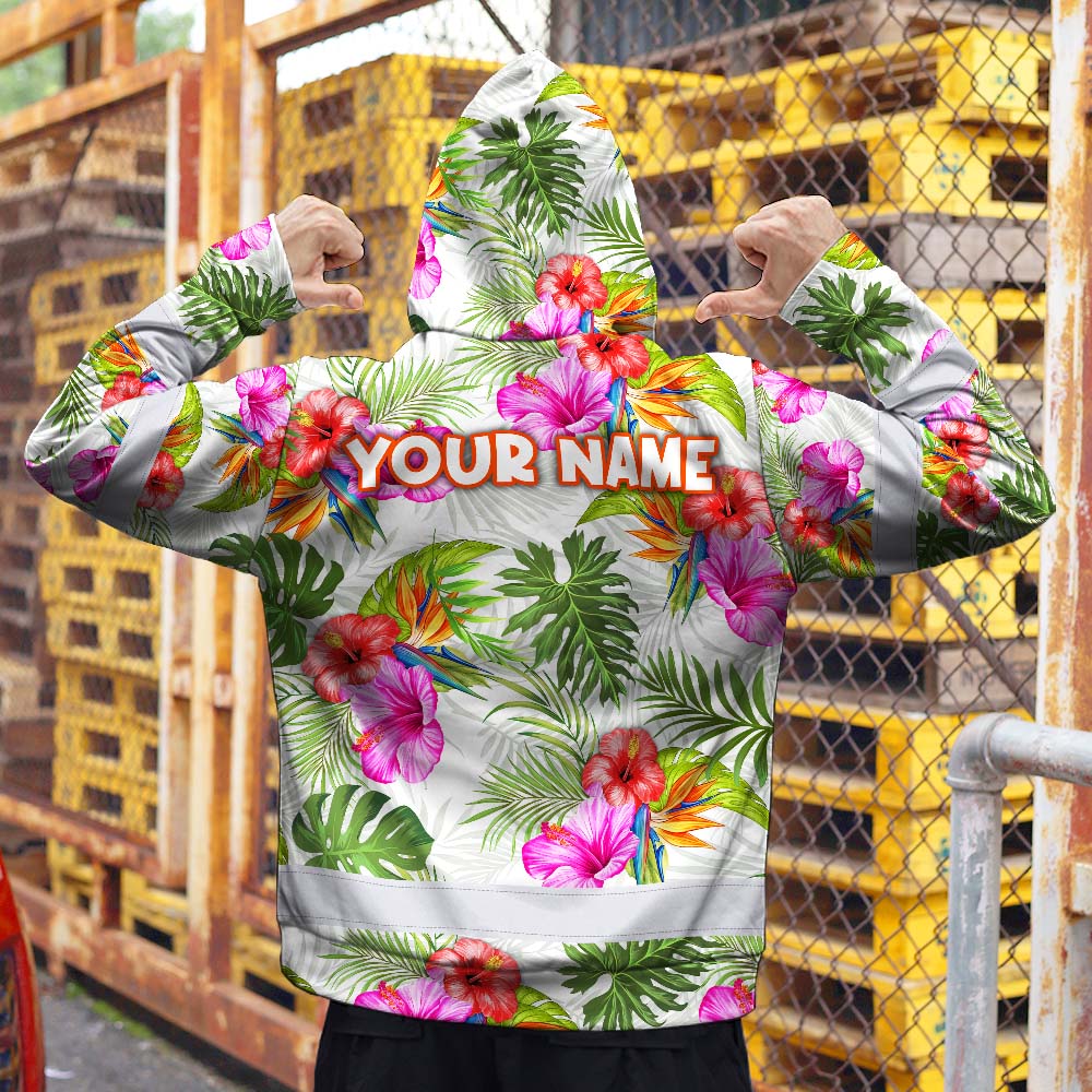 Funny Belly Hi-Vis Zip Hoodie