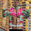 Funny Muscle 2 Hi-Vis Zip Hoodie