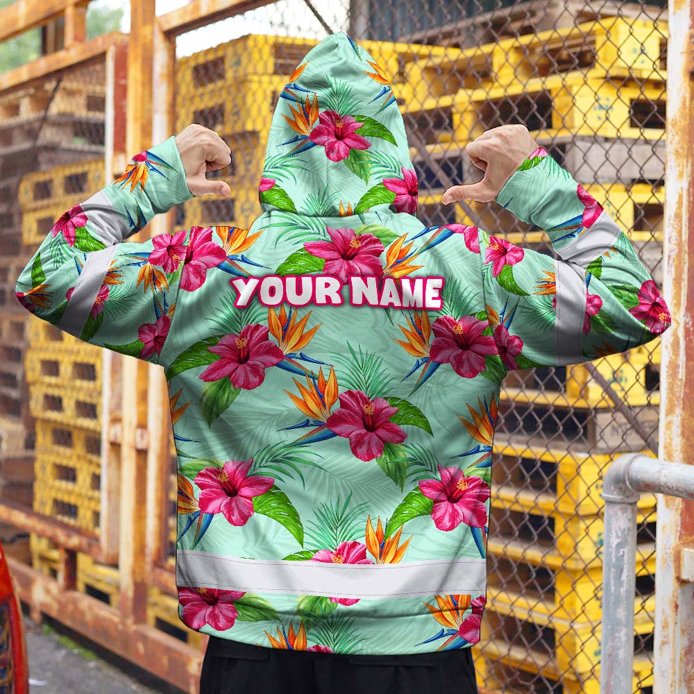 Funny Muscle 2 Hi-Vis Zip Hoodie