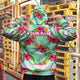 Funny Muscle 2 Hi-Vis Zip Hoodie