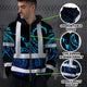 Gradient Turtle Hi-Vis Zip Hoodie