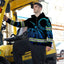 Gradient Turtle Hi-Vis Zip Hoodie