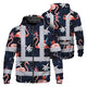 Hawaii Flamingo 2 Hi-Vis Zip Hoodie