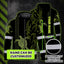 Lime Neon Hi-Vis Zip Hoodie