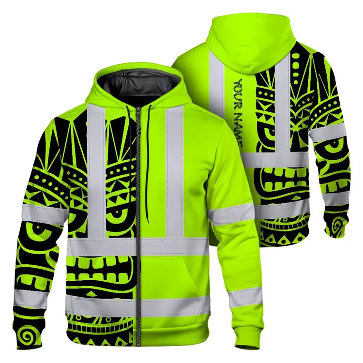 TiKi Hi-Vis Zip Hoodie