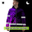 Violet Neon Turtle Hi-Vis Zip Hoodie