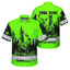 High Visibility Hawaiian Shirt Reflective Black And Green Neon Hunting Hi-Vis Hawaiian Shirt