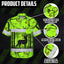 High Visibility Hawaiian Shirt Reflective Deer Hunting Hi-Vis Hawaiian Shirt