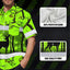 High Visibility Hawaiian Shirt Reflective Deer Hunting Hi-Vis Hawaiian Shirt