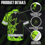 High Visibility Hawaiian Shirt Reflective Green Neon Deer Hunting Hi-Vis Hawaiian Shirt