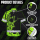 High Visibility Hawaiian Shirt Reflective Green Neon Deer Hunting Hi-Vis Hawaiian Shirt