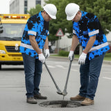 Personalized High Visibility Hawaiian Shirt, Tie Dyed Collection safety Reflective Workwear for Men, Women