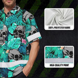 Reflective Hi Vis Mint Neon Hawaiian Shirt – Safety Workwear For Workers, Runners, Cyclists